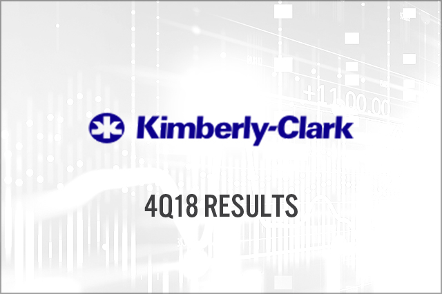 Kimberly-Clark (NYSE: KMB) 4Q18 Results: Sales Slow, New Strategy to Guide Growth