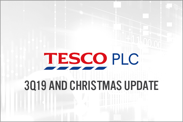 Tesco (LSE: TSCO) 3Q19 and Christmas Update: Strongest U.K. Christmas Growth for a Decade