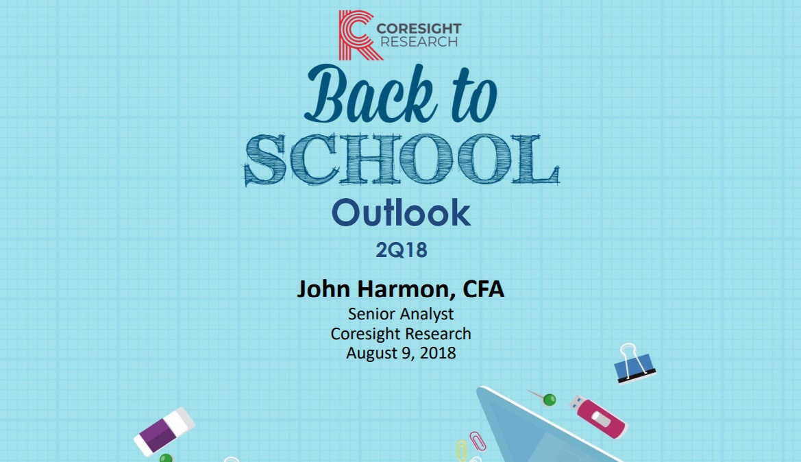 2Q2018 Recap and Back-to-School Outlook (Planalytics)