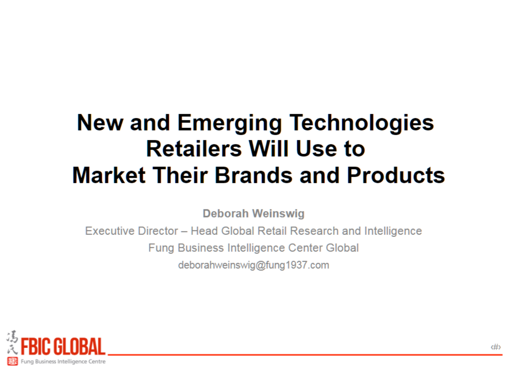 New and Emerging Technologies Retailers Will Use to Market Their Brands and Products