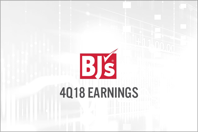 BJ’s Wholesale Club (NYSE: BJ) 4Q18 Earnings: Beats Consensus Estimates, Light Guidance