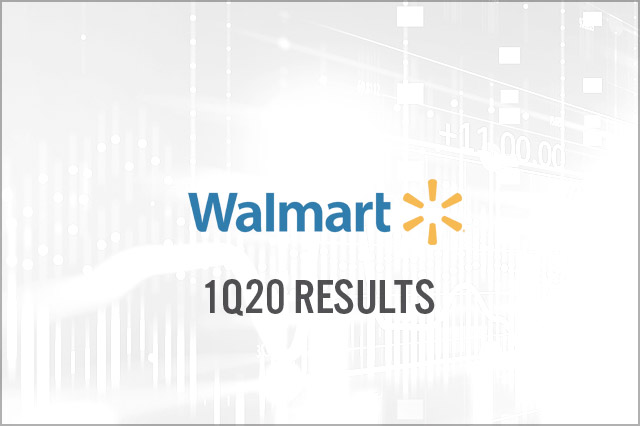 Walmart (NYSE: WMT) 1Q20 Results: Mixed Results, Year on Track Despite Tough Comparison and Currency Headwinds in Q2