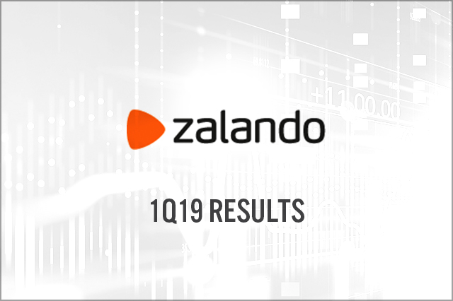 Zalando (XTRA: ZAL) 1Q19 Results: Higher Fulfillment and Administrative Costs Hurt Profits; Guidance Intact