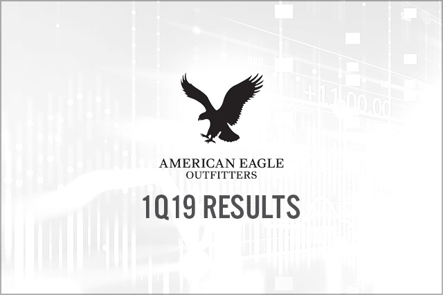 American Eagle Outfitters (NYSE: AEO) 1Q19 Results: Beats Sales and Comp Estimates, Launching Inclusive Sizes Before Back to School