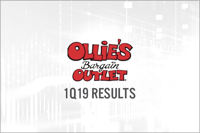 Ollie’s Bargain Outlets (NASDAQ: OLLI) 1Q19 Results: Revenues Beat Consensus but Comps Miss, Guidance Remains In Line