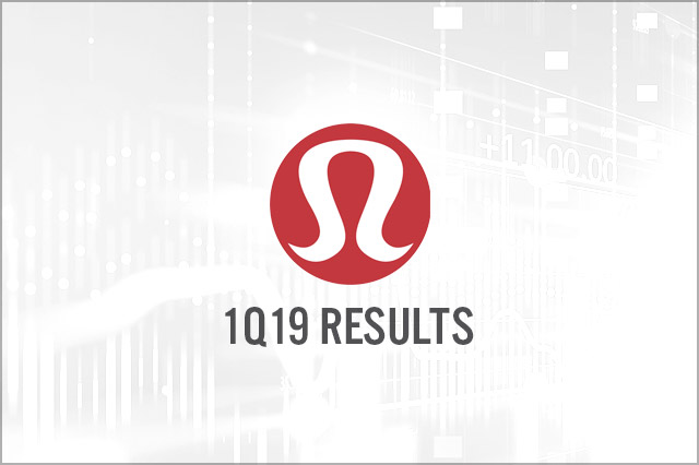 Lululemon (NASDAQ: LULU) 1Q19 Results: Company Beats Expectations, Raises Guidance and Expands BOPIS Offering