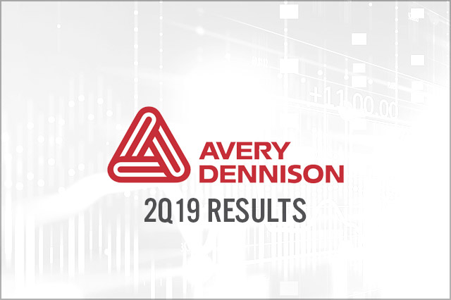 Avery Dennison (NYSE: AVY) 2Q19 Results: Mixed Results, Tougher Year than Expected but Annual EPS Target on Track