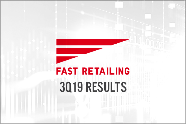 Fast Retailing (TSE: 9983) 3Q19 Results: Solid Revenue Growth, Company Maintains Outlook for Full FY19