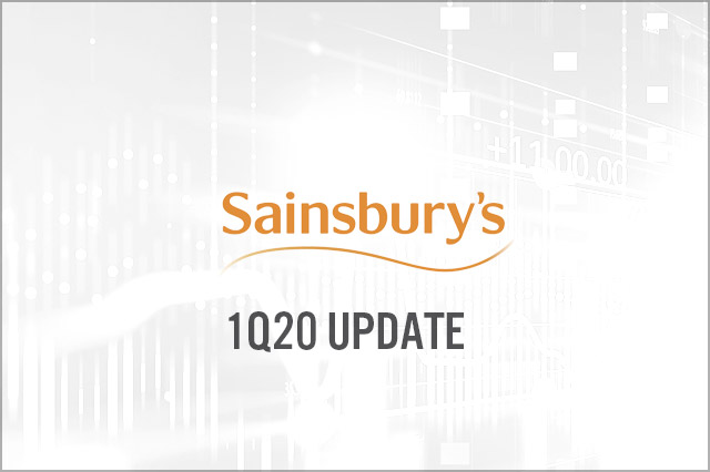 Sainsbury’s (LSE: SBRY) 1Q20 Trading Update: Comp Decline Worsens, Outlook Remains Bearish