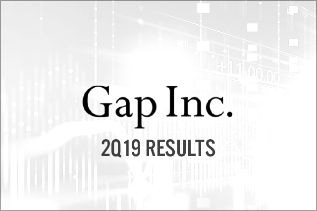 Gap Inc. (NYSE: GPS) 2Q19 Results: Sales Miss, Reiterates Adjusted EPS and Comps Guidance