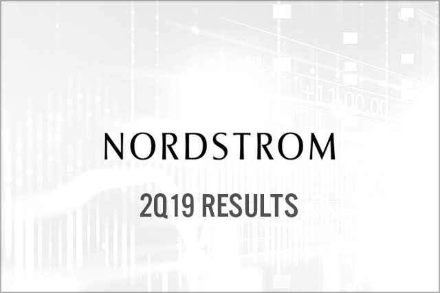 Nordstrom (NYSE: JWN) 2Q19 Results: Company Misses Expectations Due to Softer Sales, Lowers Sales Guidance