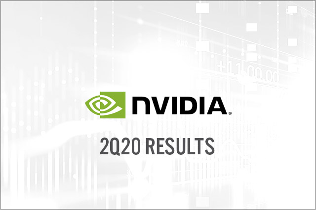 Nvidia (NASDAQ: NVDA) 2Q20 Results: Beats Consensus, New AI Products for Language and Vehicles