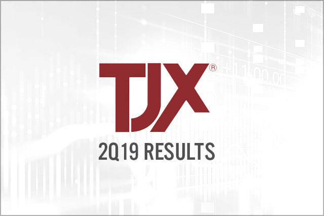 The TJX Companies (NYSE: TJX) 2Q19 Results: Revenues Below Expectations; Affirms Full-Year Guidance