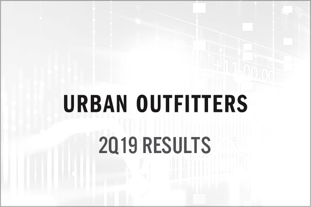 Urban Outfitters (NYSE: URBN) 2Q19 Results: Sales and Comps Below Expectations Due to Softer Women’s Apparel Assortment