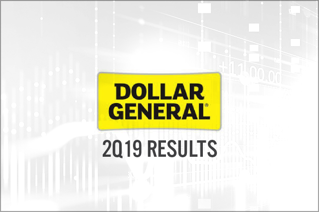 Dollar General (NYSE: DG) 2Q19 Results: Beats Consensus on Revenues and Comps; Raises Guidance