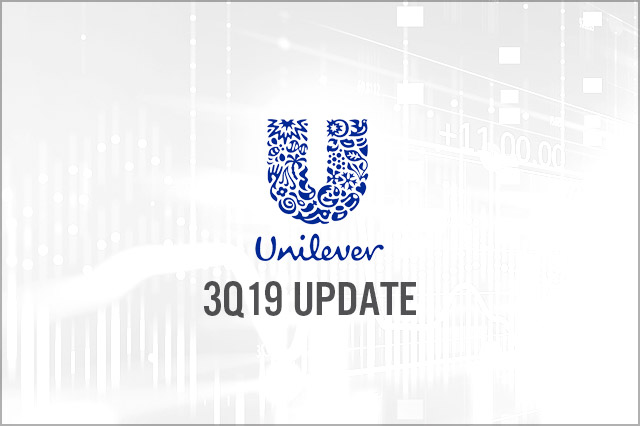 Unilever (LSE: ULVR) 3Q19 Update: Sales Beat Estimates; FY19 Sales Guidance Unchanged