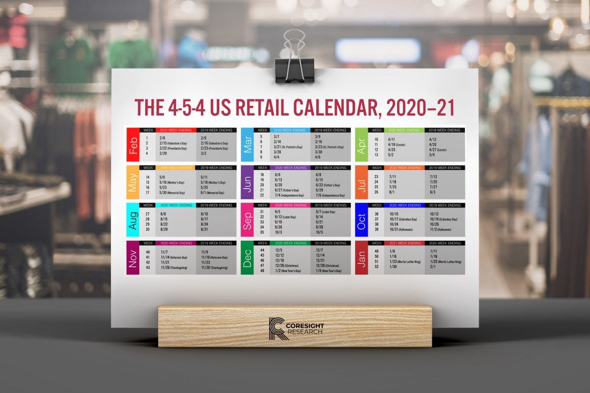 The 4-5-4 US Retail Calendar, 2020–21: Your Guide to the Retail Year