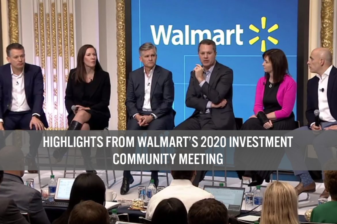 Highlights from Walmart’s 2020 Investment Community Meeting