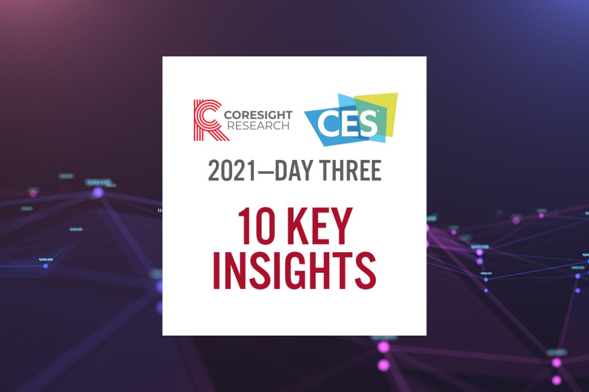 CES 2021 Day Three and Wrap-Up: Tech Topics Span the Gamut from Drones to Cloud to Fintech to Contactless Shopping