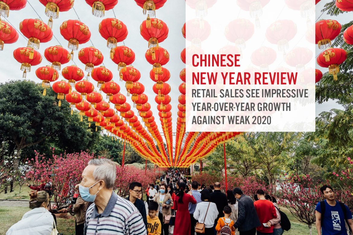 Chinese New Year Review: Retail Sales See Impressive Year-Over-Year Growth Against Weak 2020