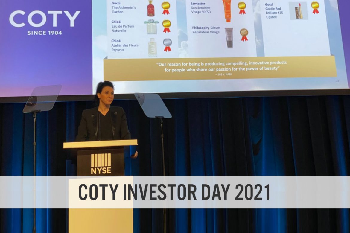 Coty Investor Day 2021: Company Sees FY22–FY25 Revenue CAGR of 6%–8%