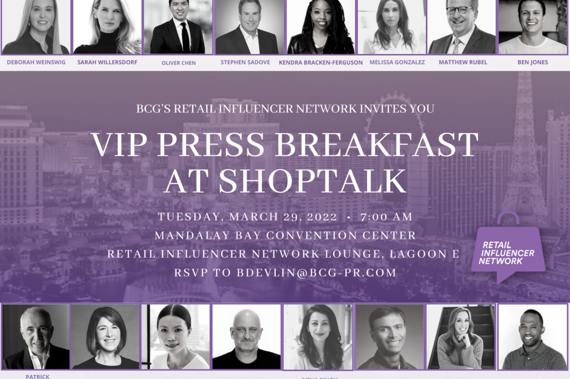 VIP Press Breakfast at Shoptalk 2022