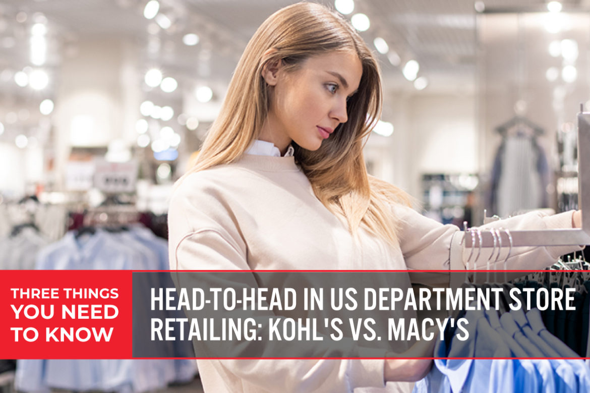 Three Things You Need To Know: Head-to-Head in US Department Store Retailing—Kohl’s vs. Macy’s