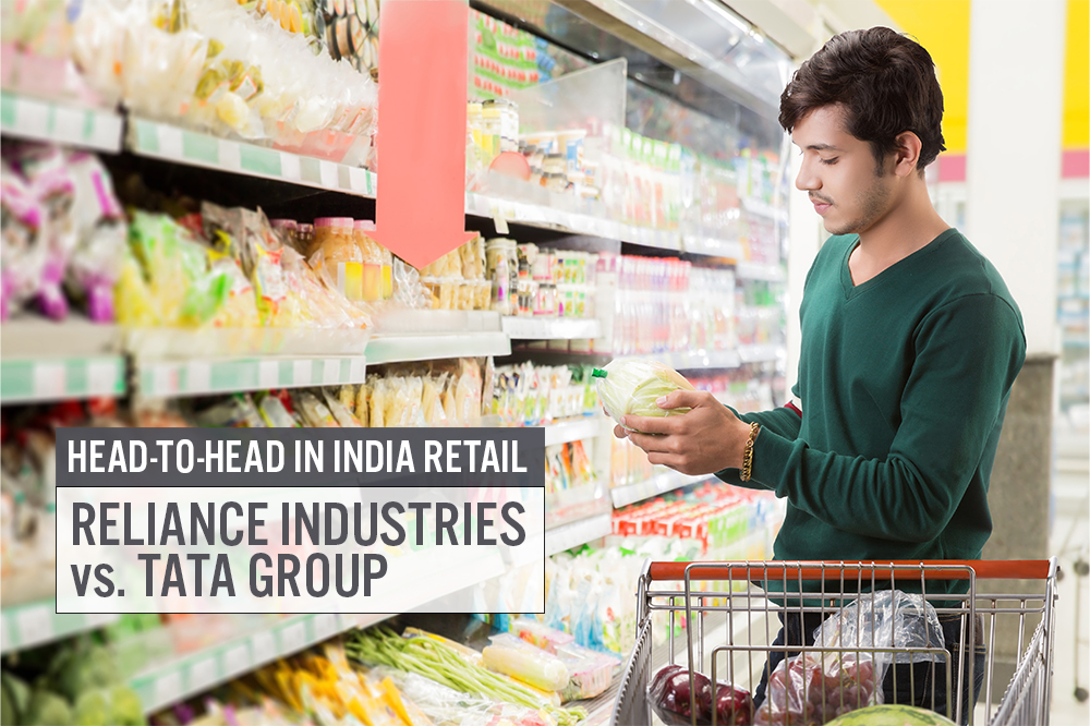 Head-to-Head in India Retail: Reliance Industries vs. Tata Group