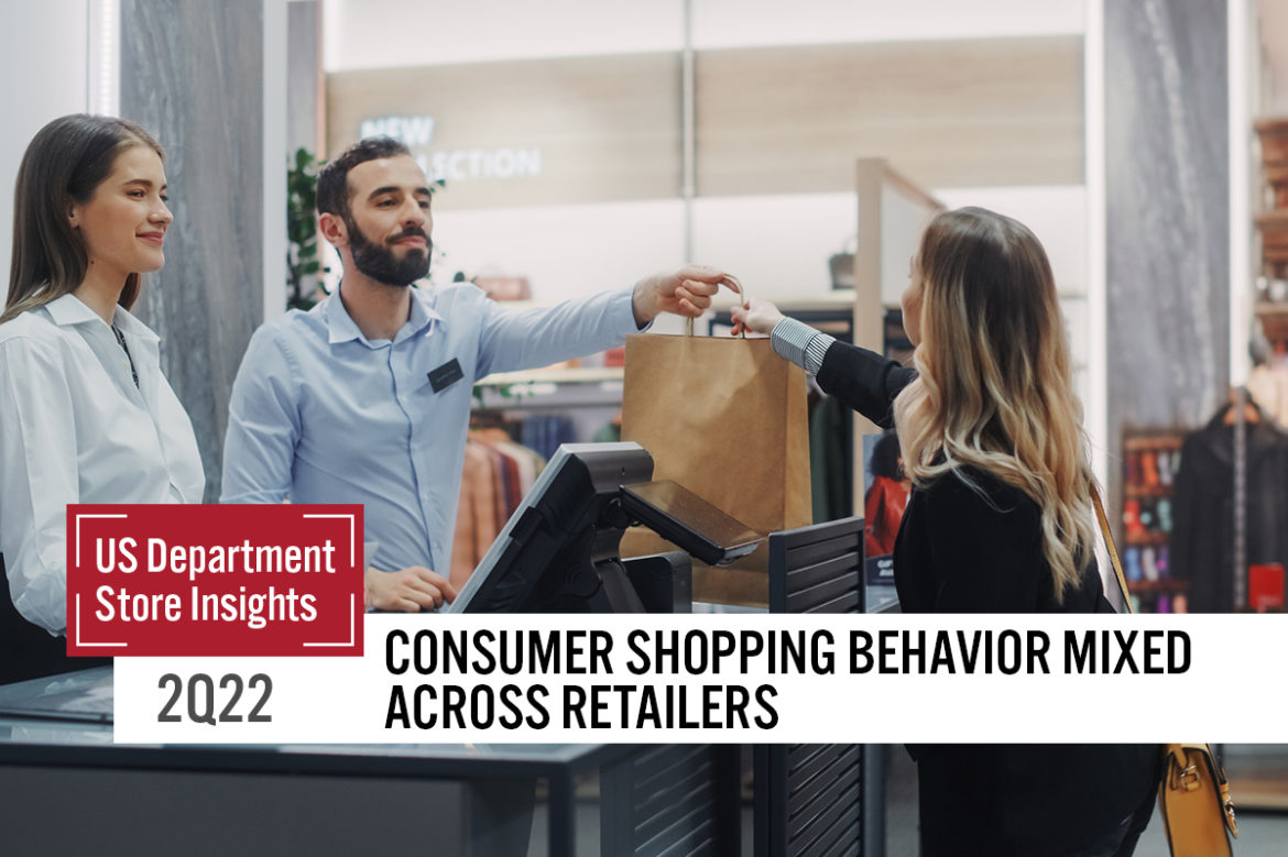 2Q22 US Department Store Insights: Consumer Shopping Behavior Mixed Across Retailers