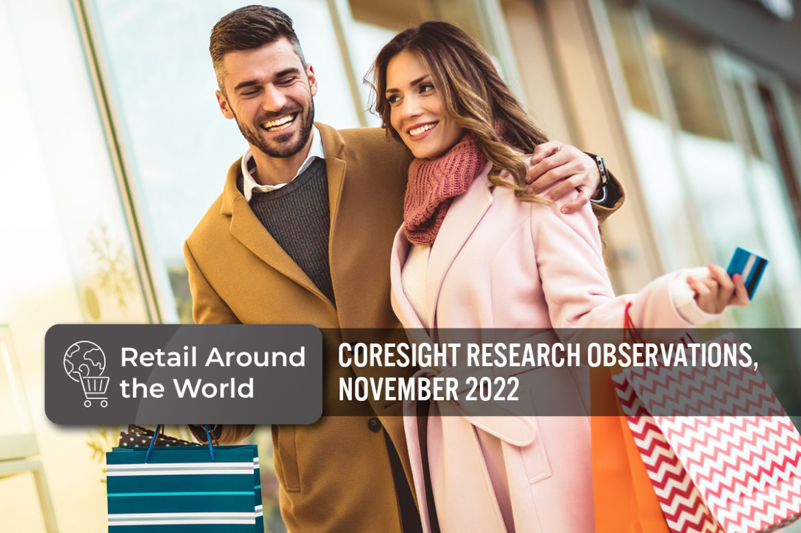 Retail Around the World: Coresight Research Observations, November 2022