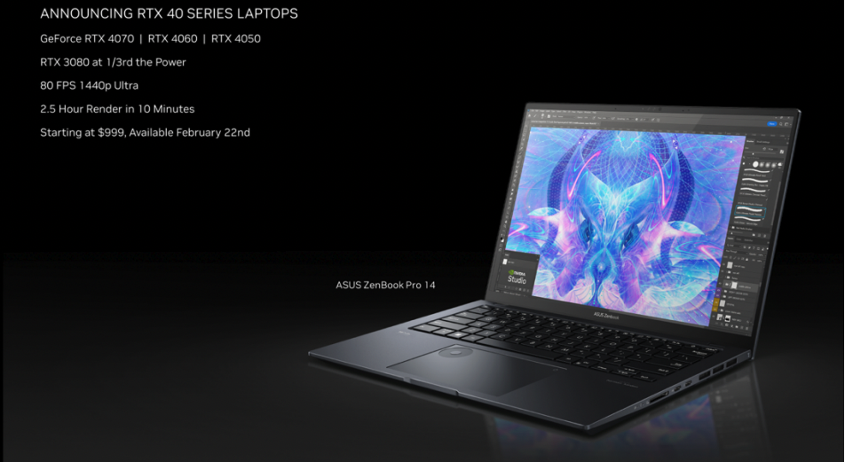 NVIDIA RTX 40 Series laptops