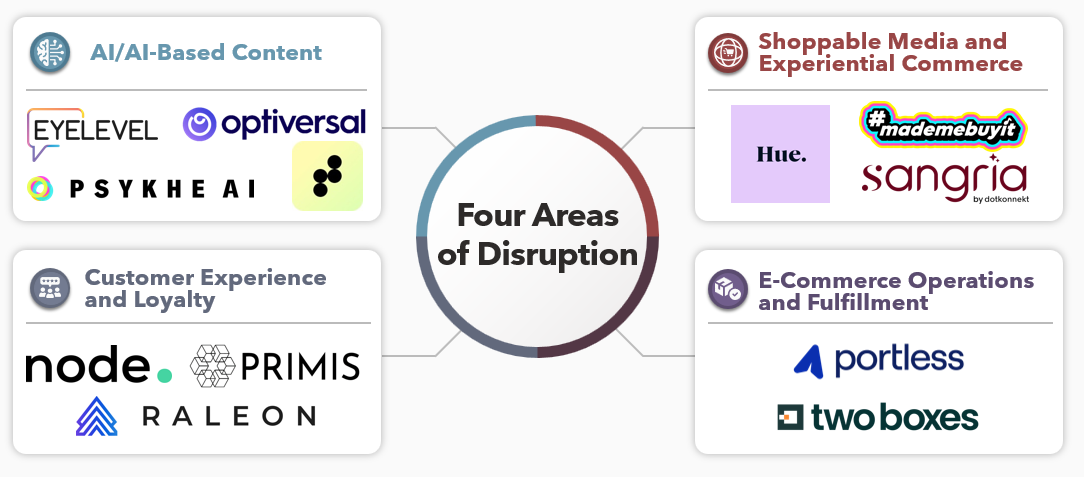 A diagram of different areas of disruption Description automatically generated