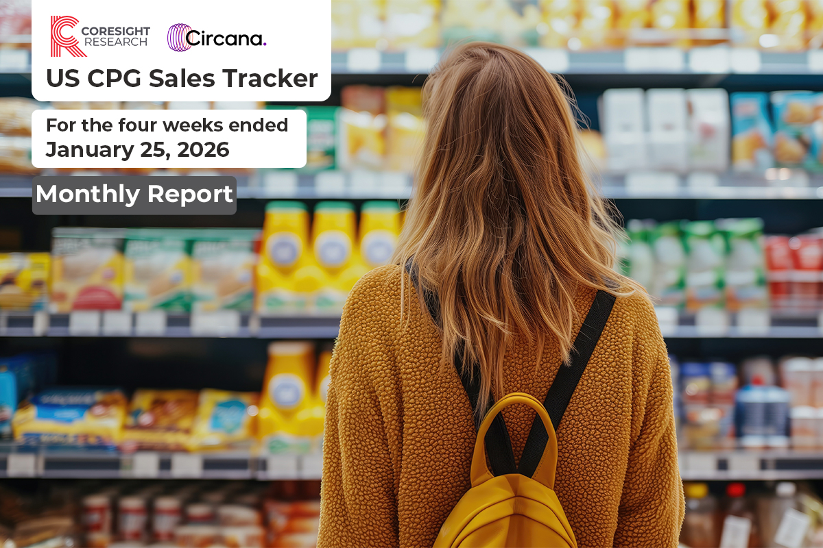 US CPG Sales Tracker: E-Commerce Jumps by One-Quarter as Online Food Sales Surge by One-Third