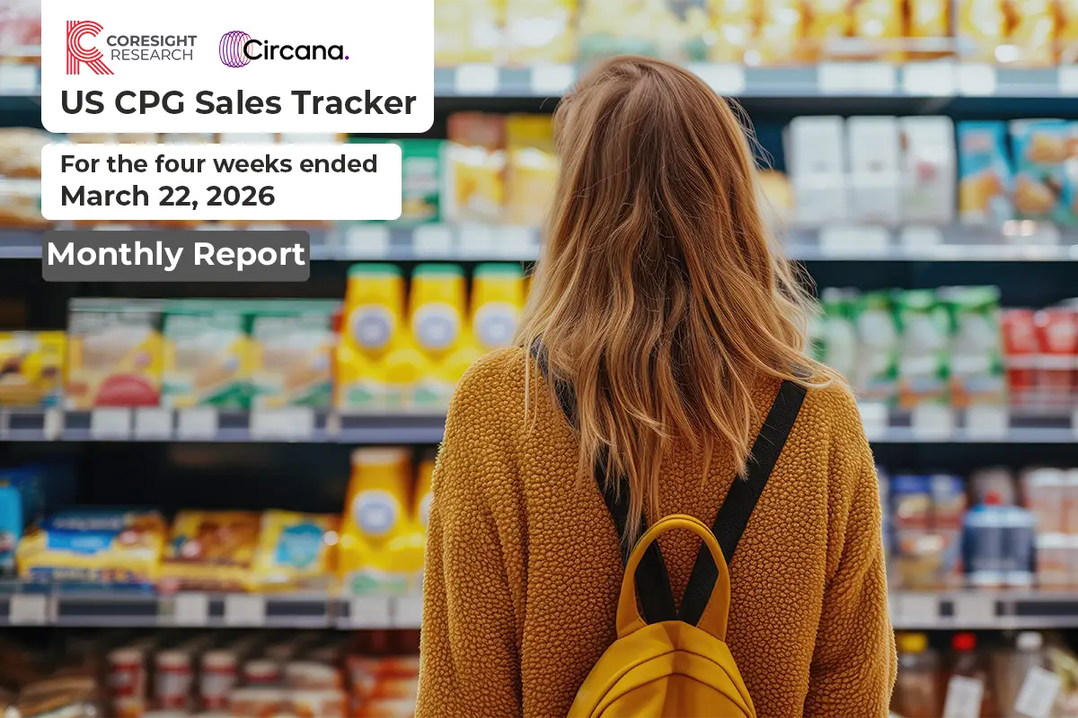 US CPG Sales Tracker: E-Commerce and In-Store Growth Rebound Amid Geopolitical Uncertainty