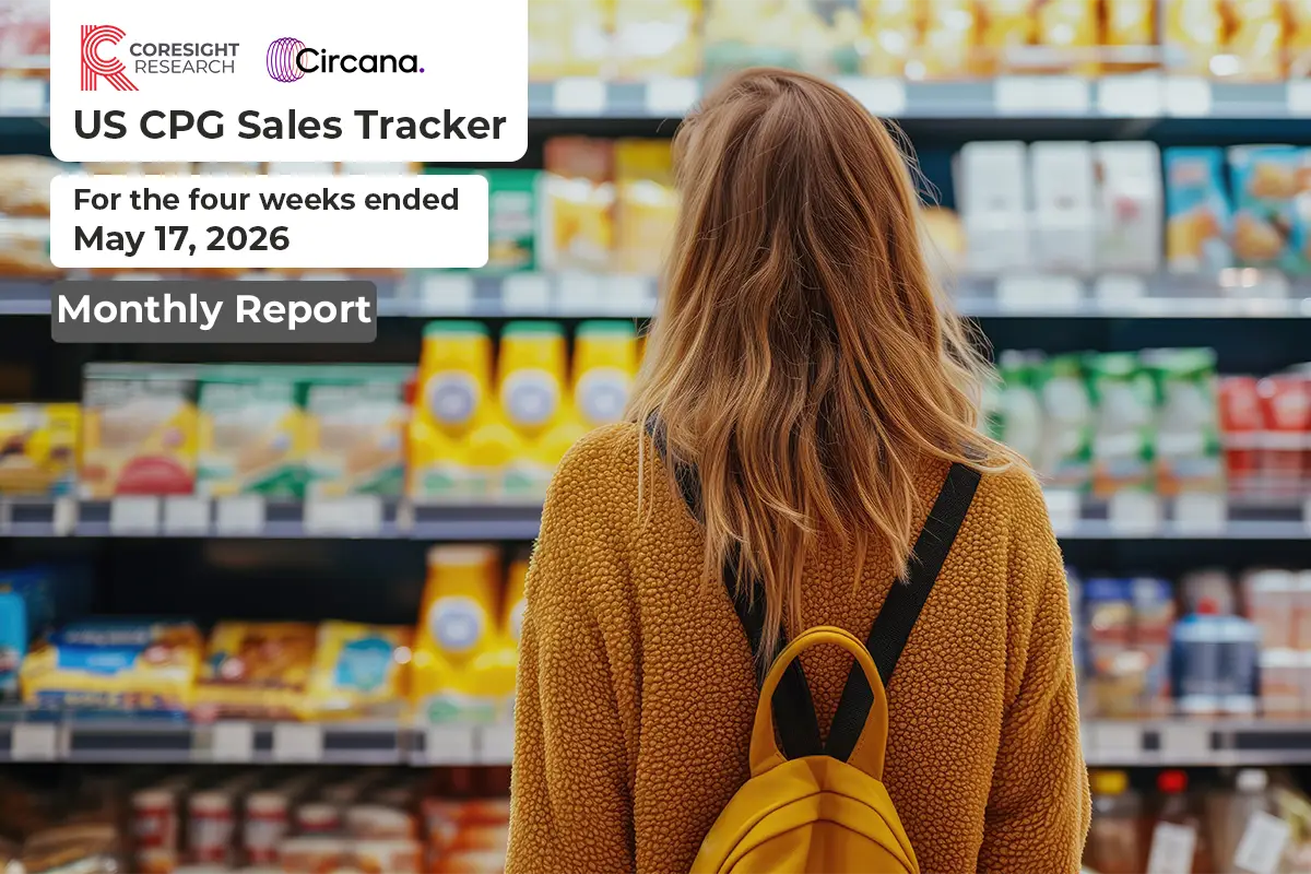 US CPG Sales Tracker: Food and Beverages Drive Growth Amid Persistent Market Imbalance